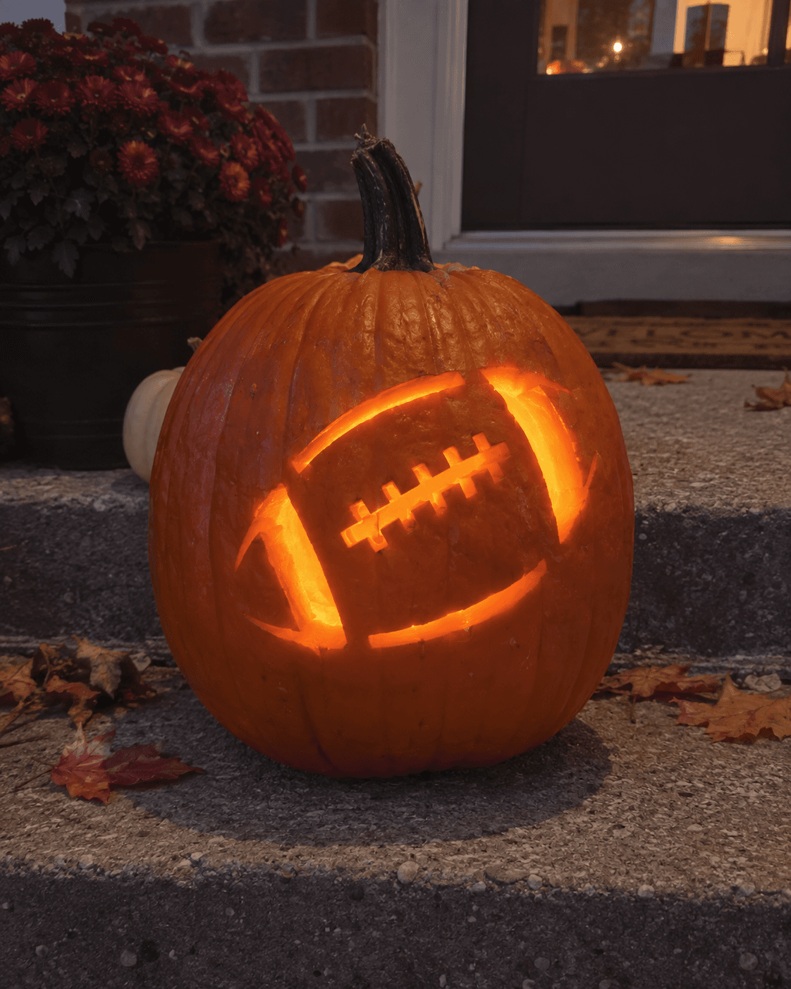 Game Day Football Pumpkin