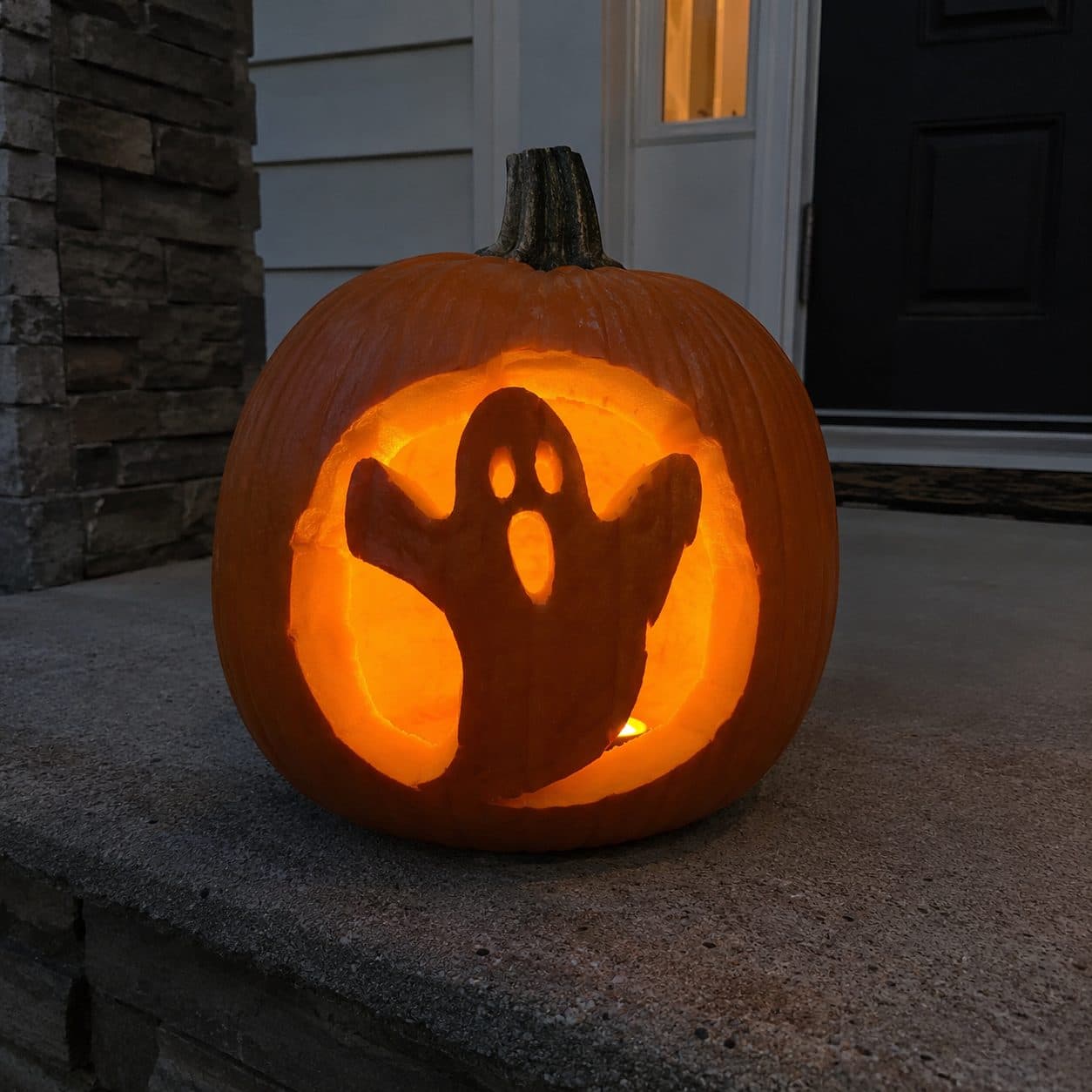 Haunting Ghost Pumpkin