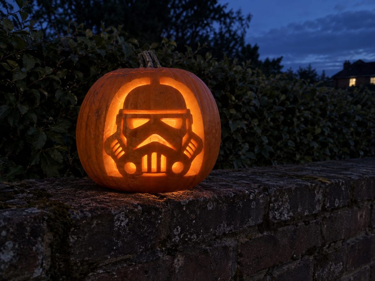 Arched Window Stormtrooper Jack-O-Lantern