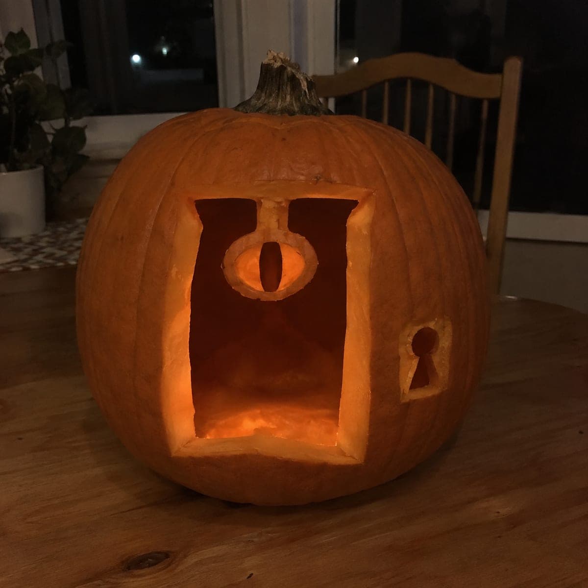 DOORS Roblox Doorway and Seek Eye Pumpkin