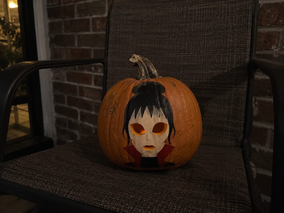 Easy Lydia Deetz Pumpkin With Black Updo