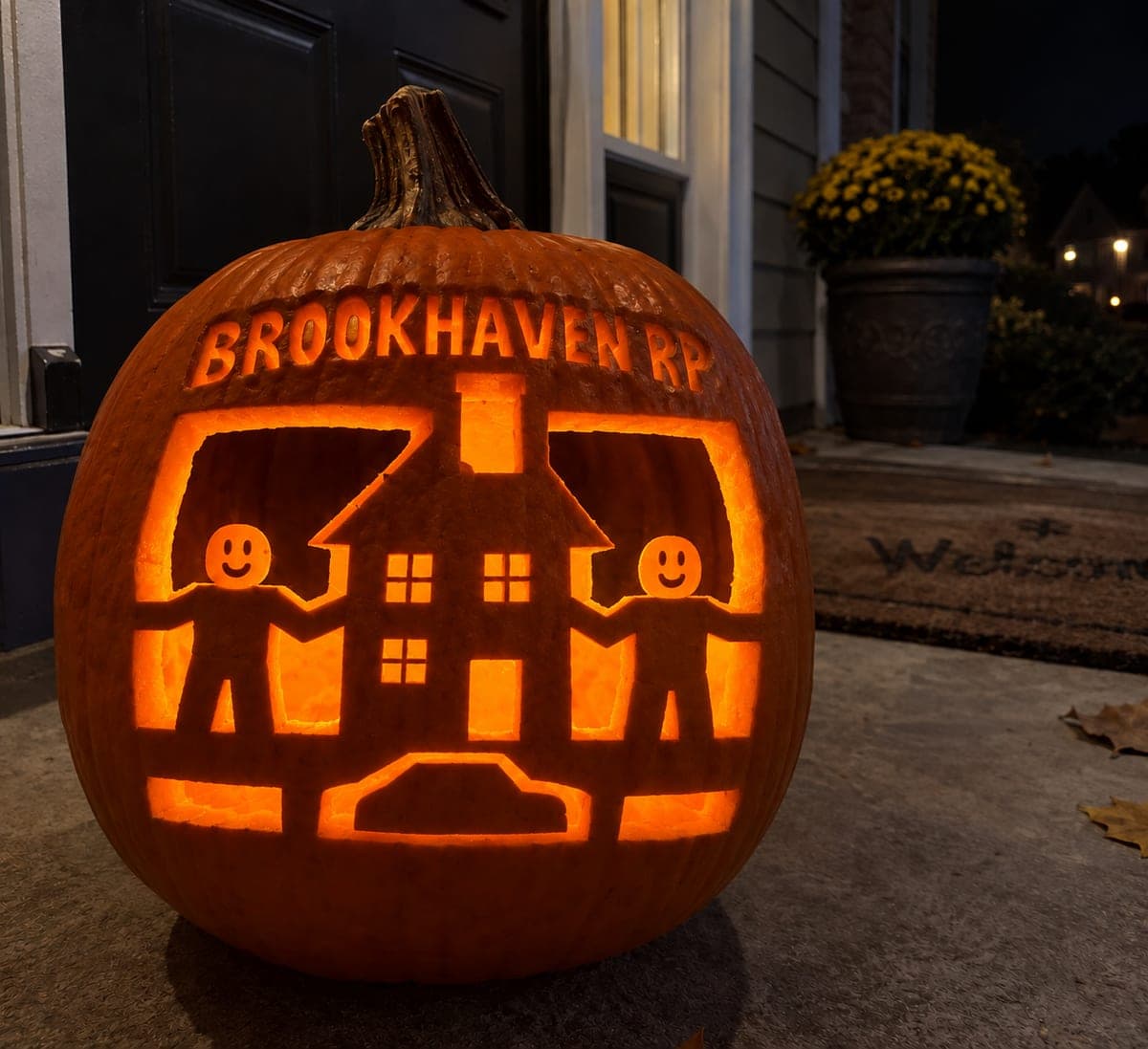 Expert Brookhaven House Residents Car Pumpkin Porch