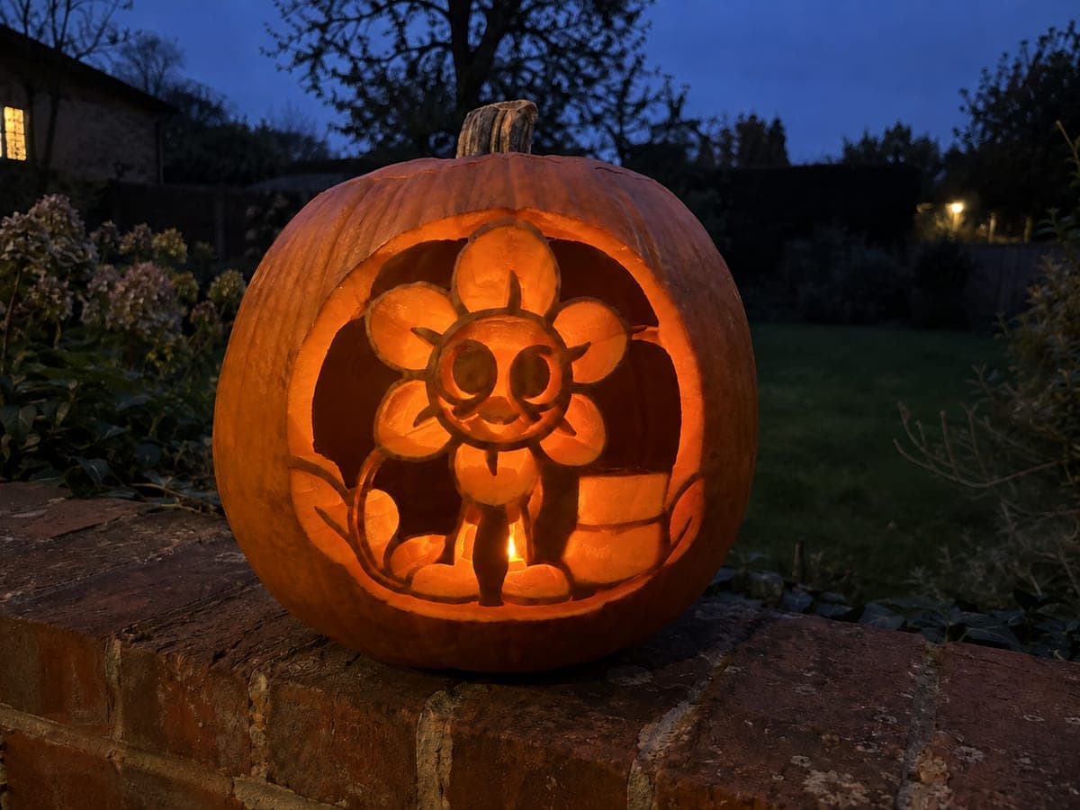Expert Dandy's World Vine Scene Jack-O-Lantern