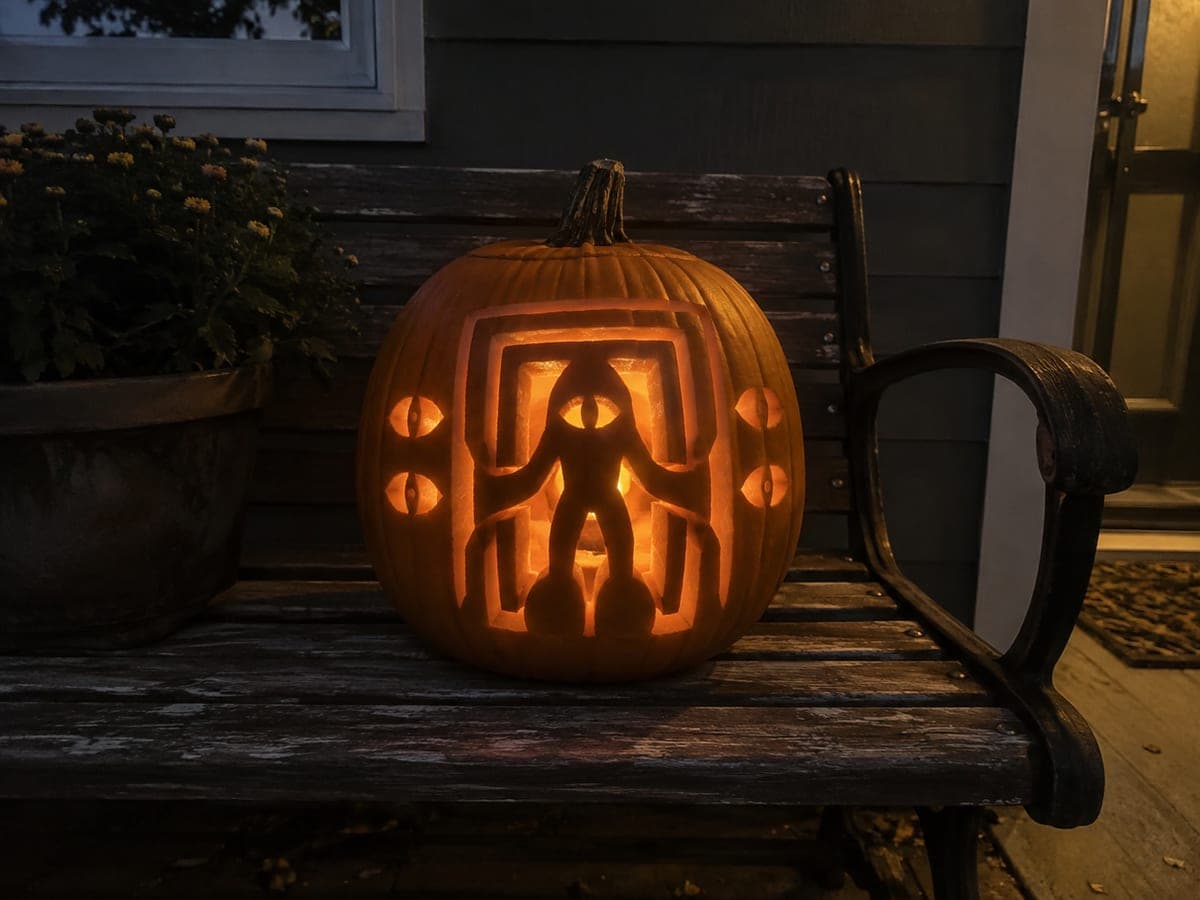 Expert DOORS Roblox Nested Frame Pumpkin Outdoors