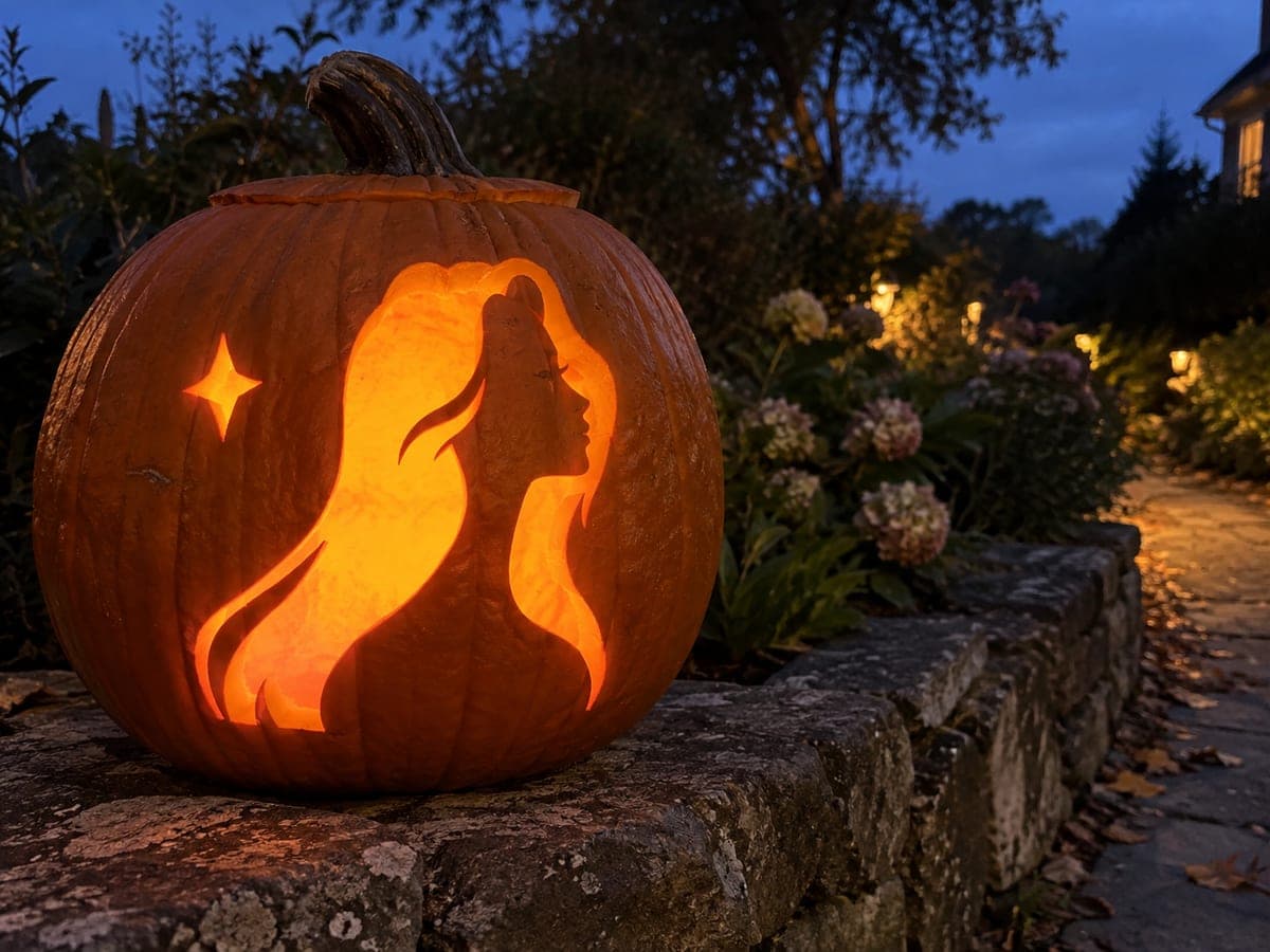 Mira Flowing Hair Easy KPop Pumpkin Carving