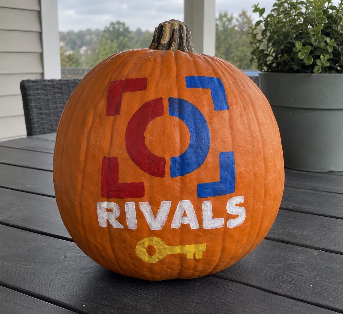 Painted Roblox Rivals Target and Key Pumpkin
