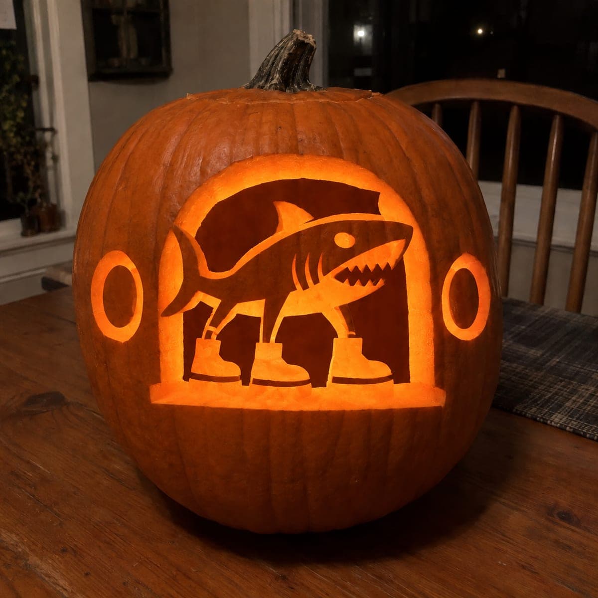 Steal a Brainrot Shark in Open Arch Pumpkin Carving