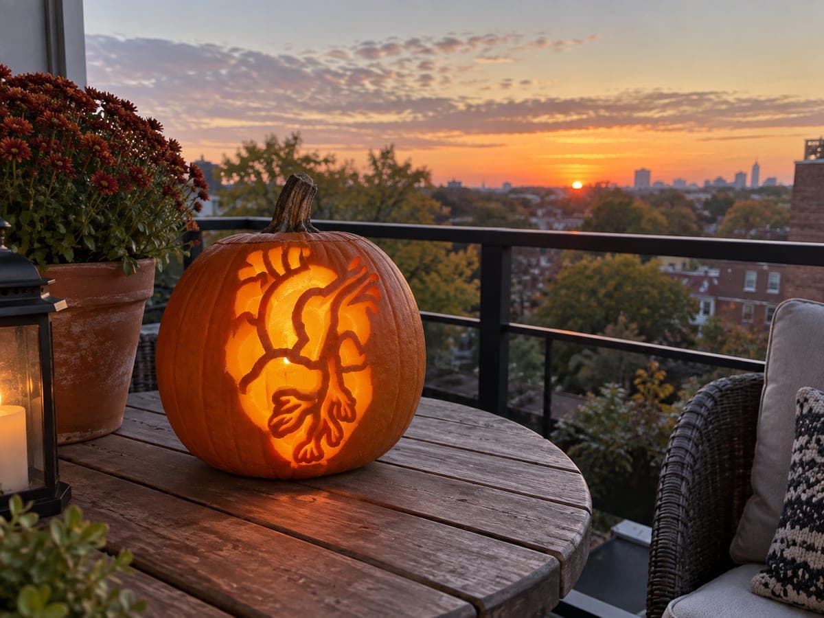 Anatomical Heart Pumpkin