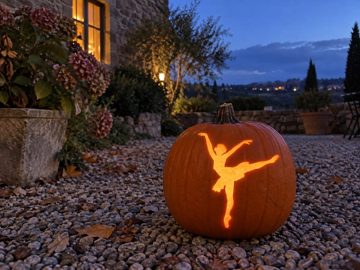 Leaping Ballerina Pumpkin
