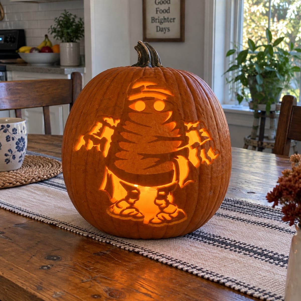 Little Walking Bandage Mummy Pumpkin