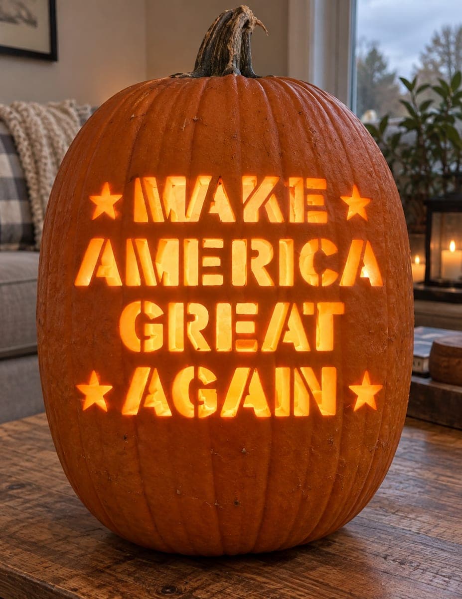Make America Great Again Pumpkin