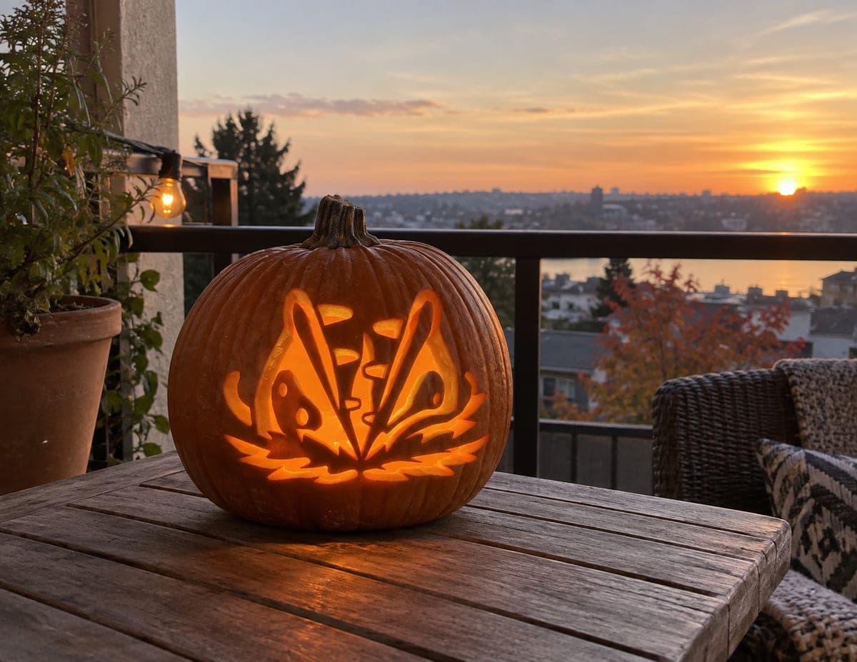 Open Venus Flytrap Pumpkin