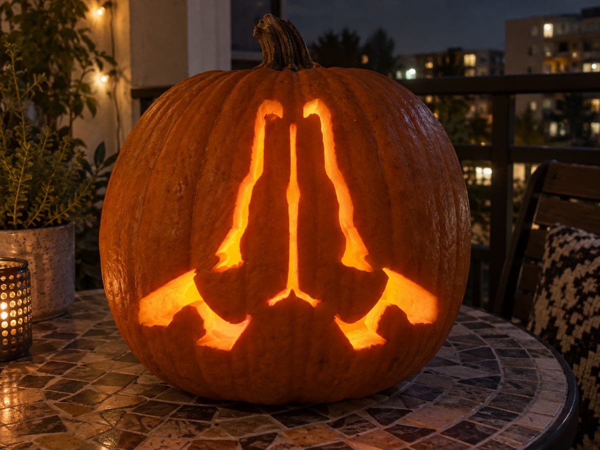 Praying Hands Pumpkin