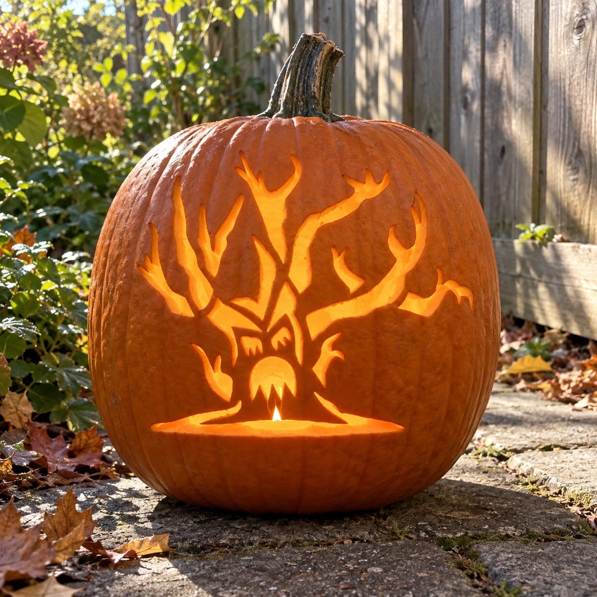 Sharp-Branched Angry Tree Pumpkin