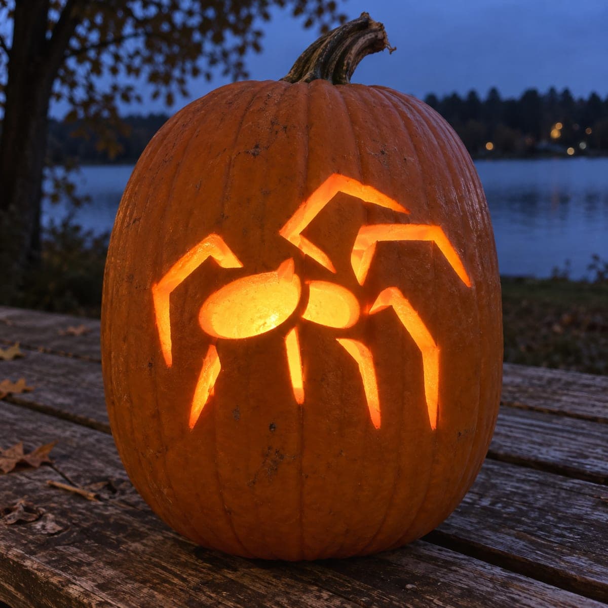 Simple Angular Spider Pumpkin