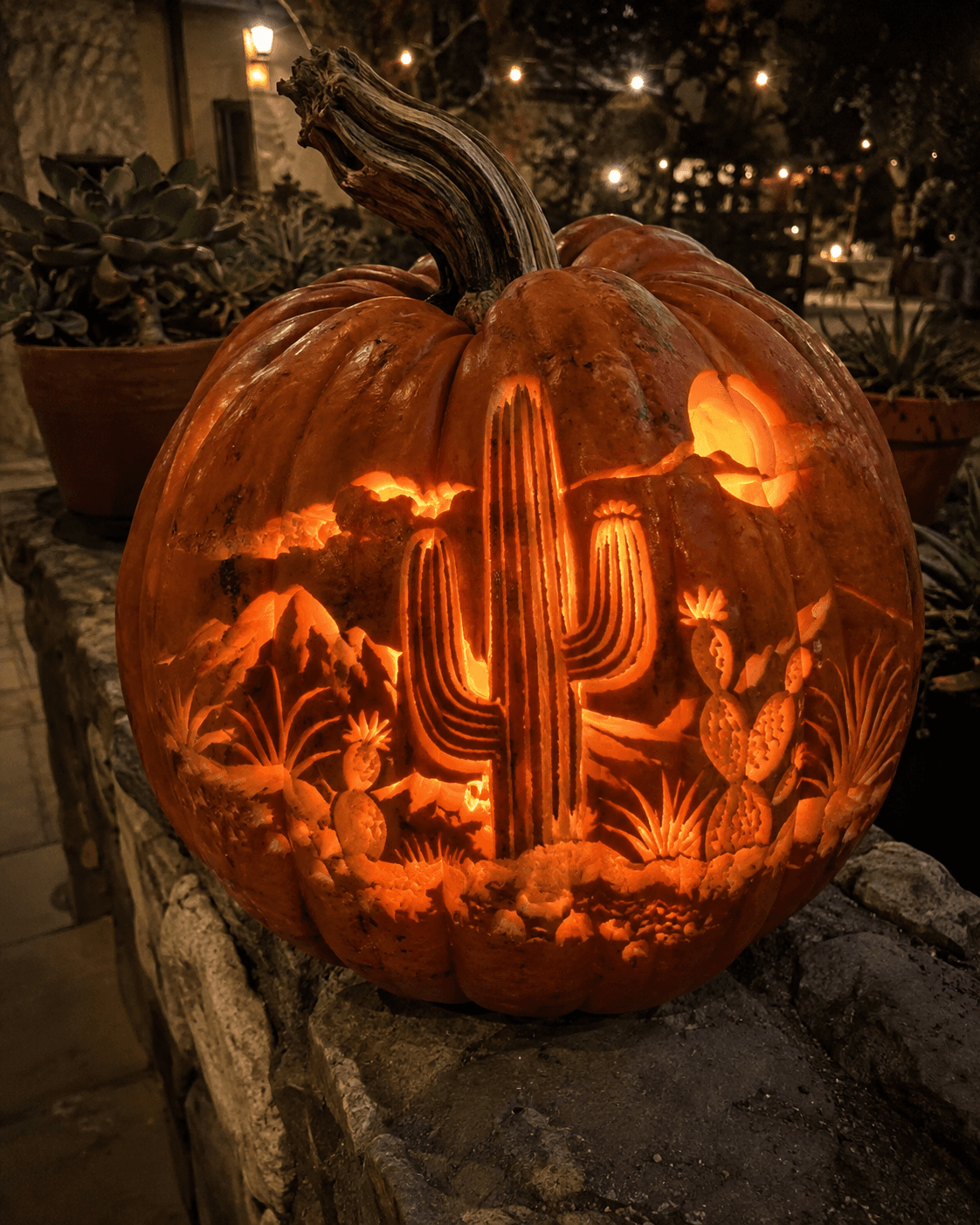 Desert Panorama Pumpkin