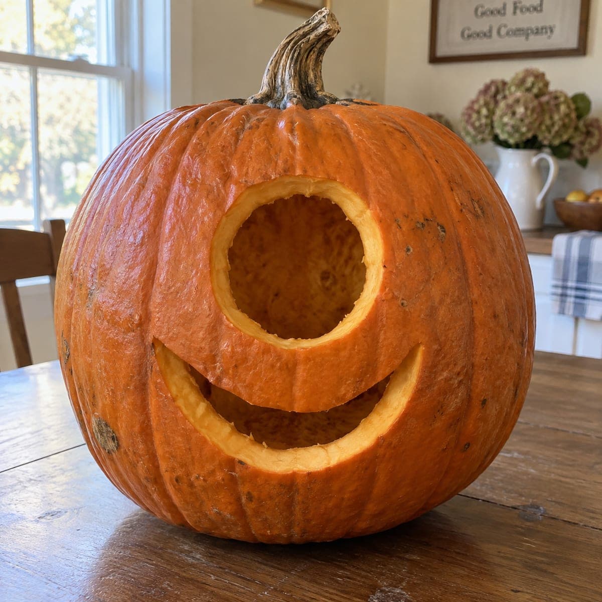 One-Eyed Cyclops Smile Jack-O-Lantern