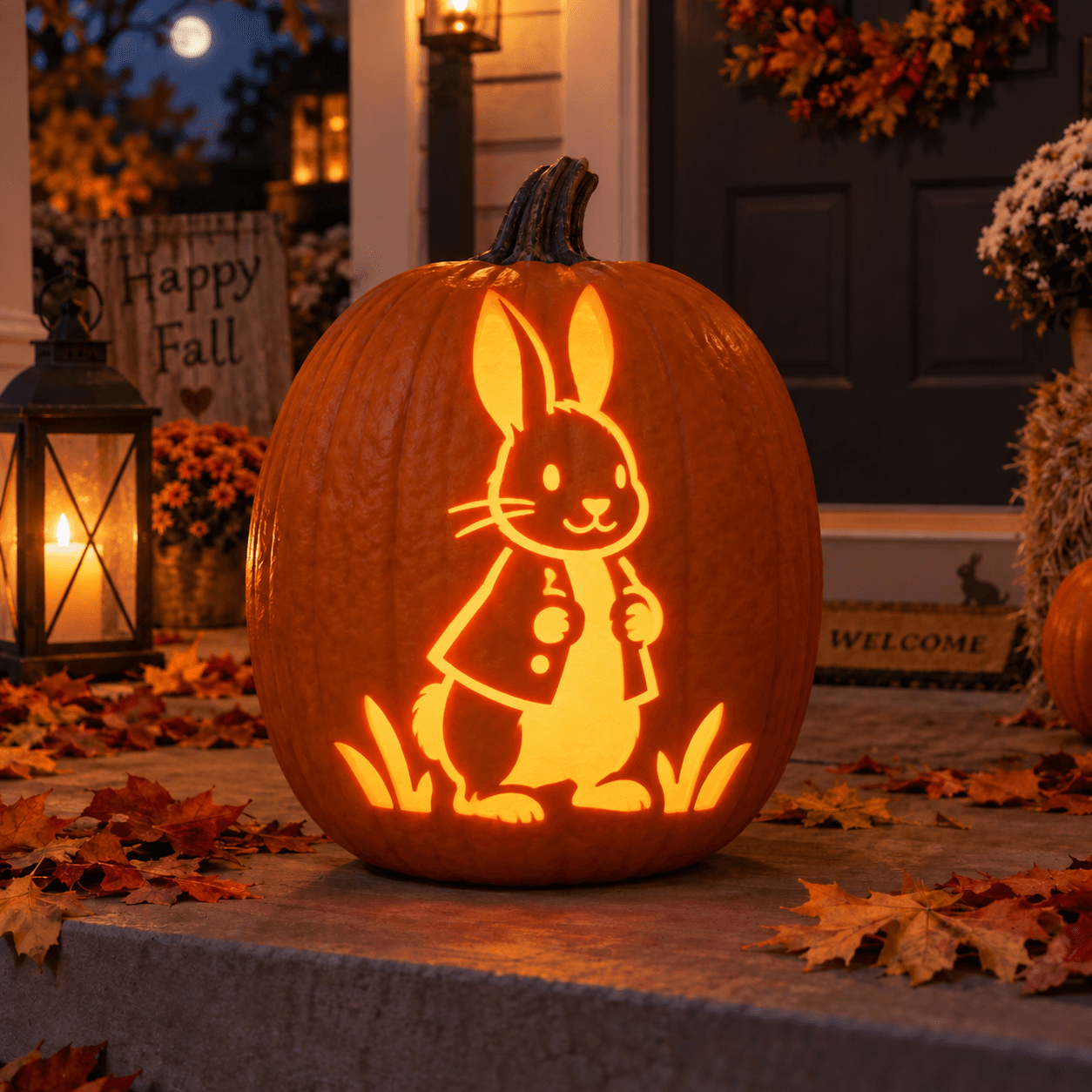 Peter Rabbit Pumpkin