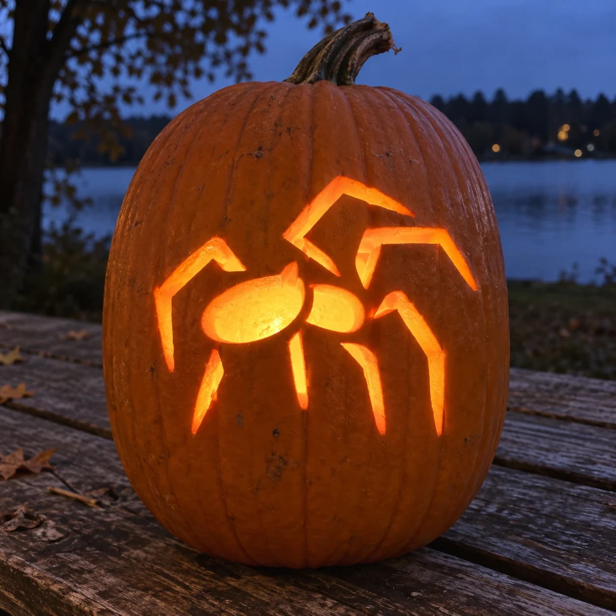 Spider Pumpkin Stencil pumpkin carving stencil