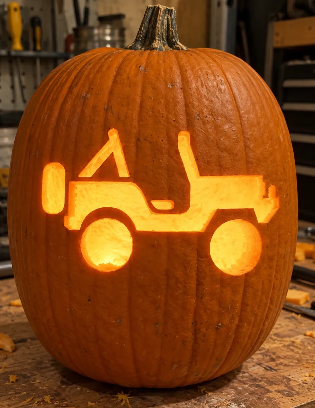 Jeep Pumpkin Stencil pumpkin carving stencil