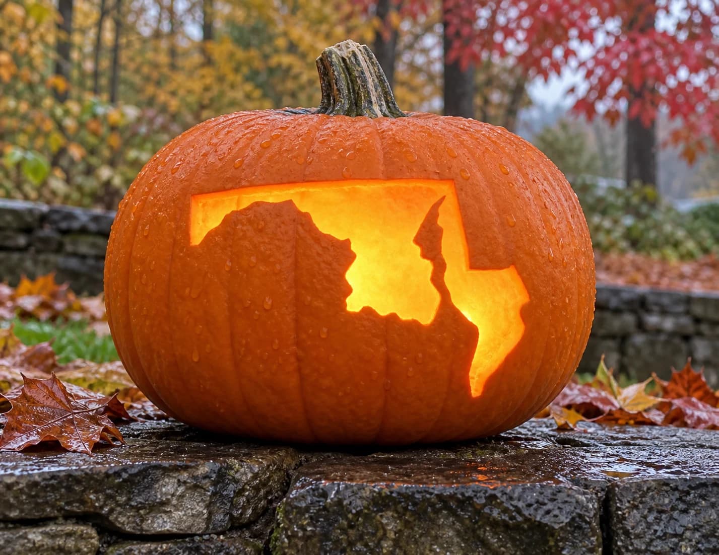 Maryland Pumpkin Stencil
