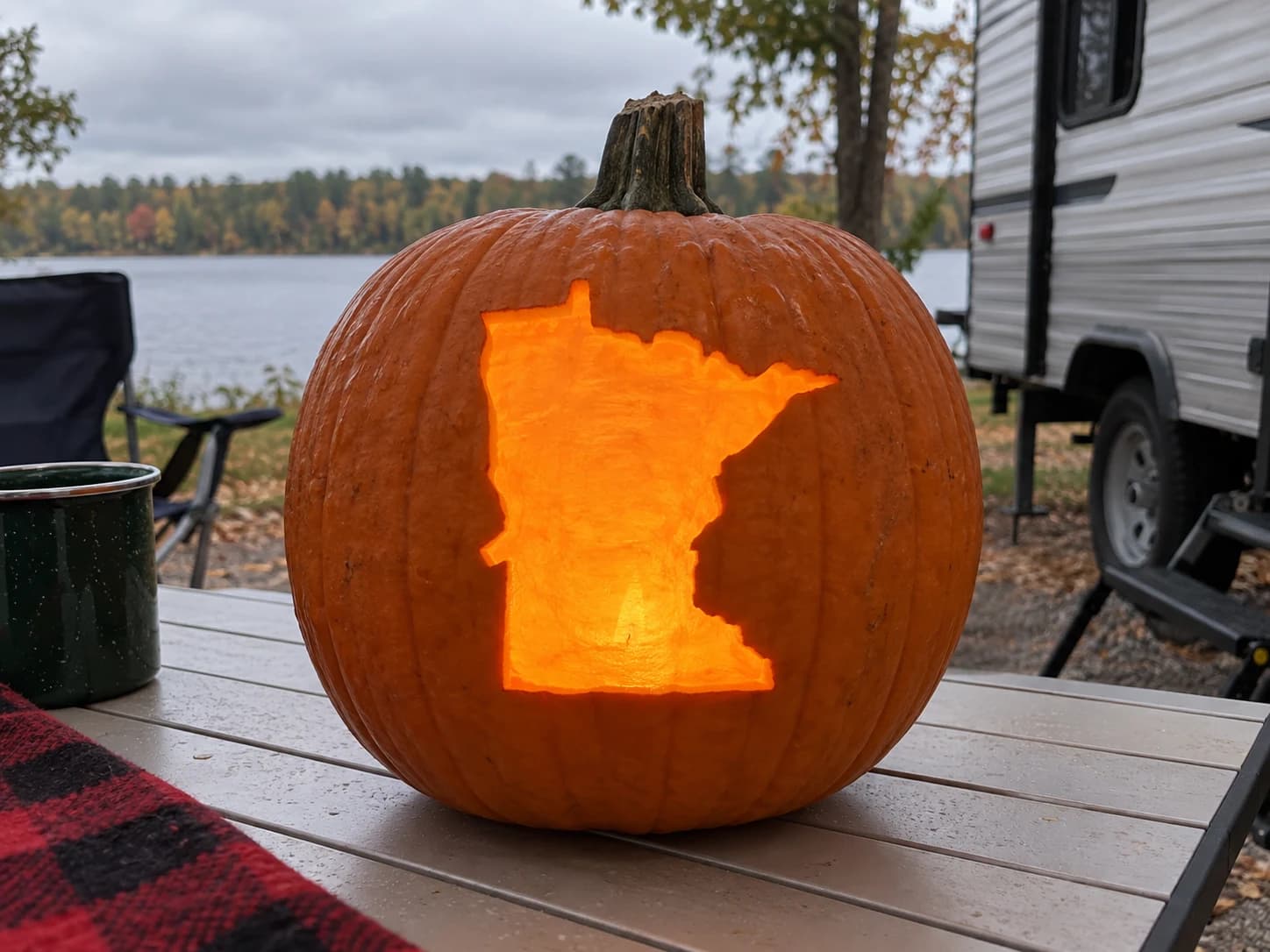 Minnesota Pumpkin Stencil