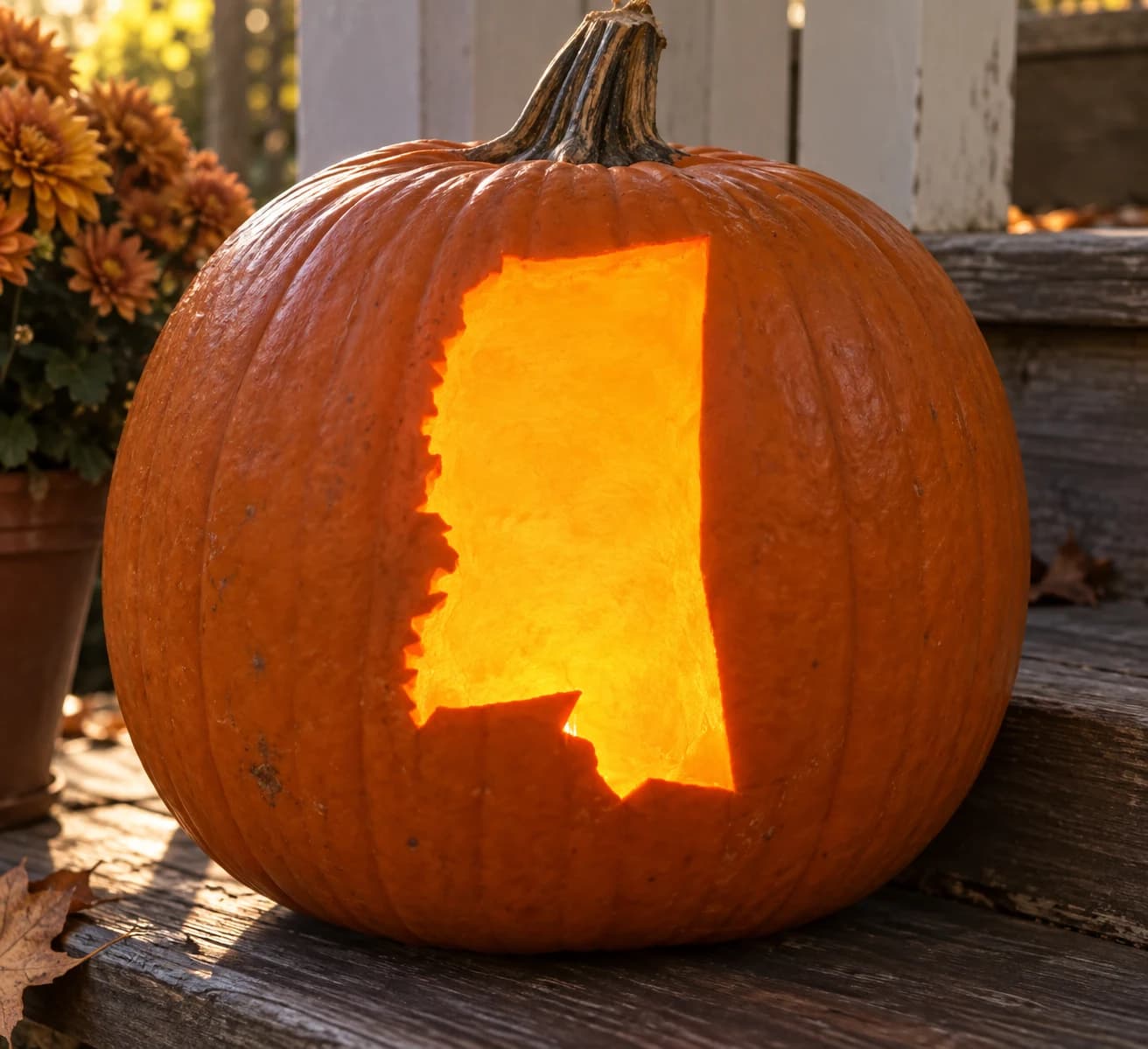 Mississippi Pumpkin Stencil