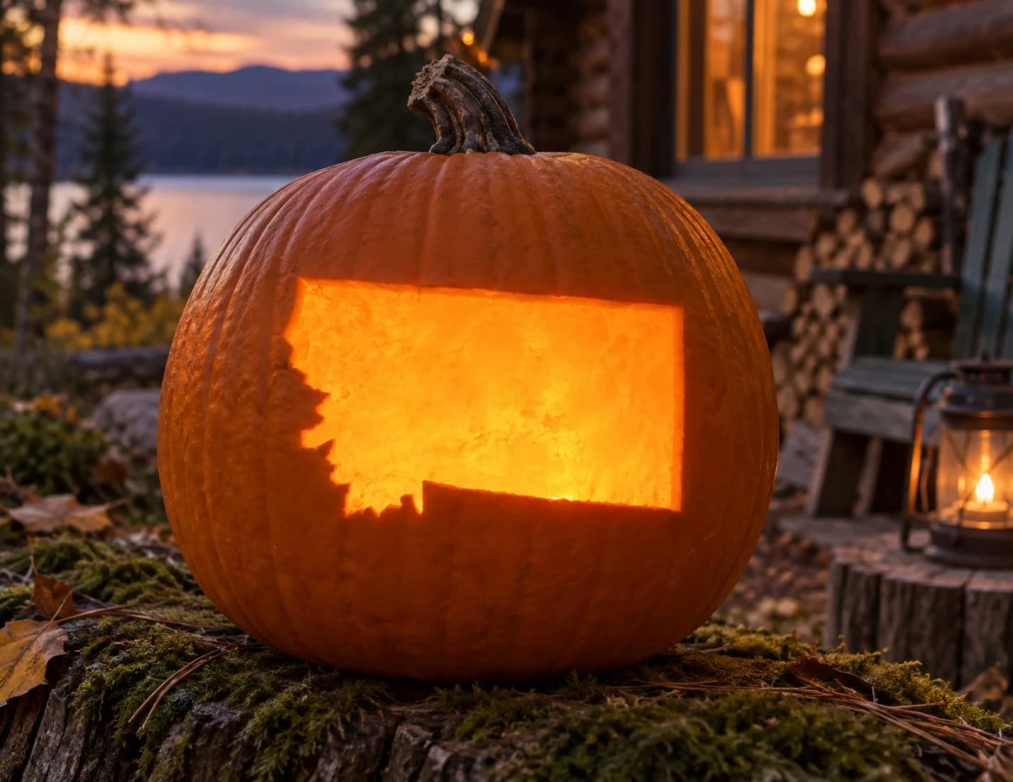 Montana Pumpkin Stencil