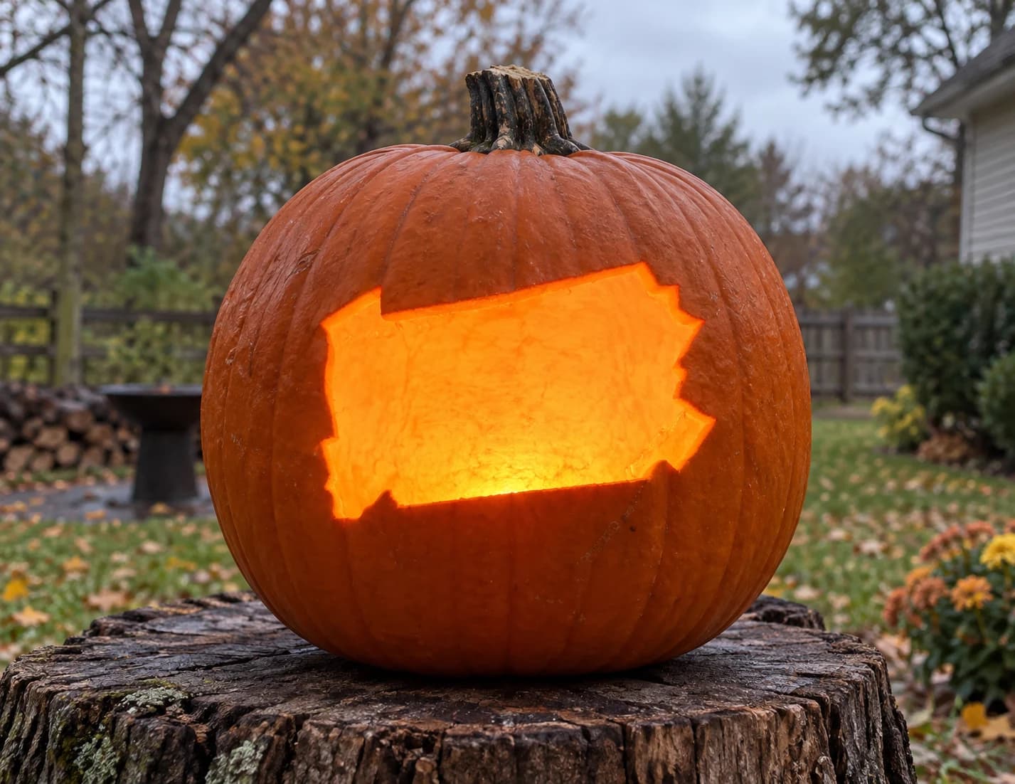 Pennsylvania Pumpkin Stencil