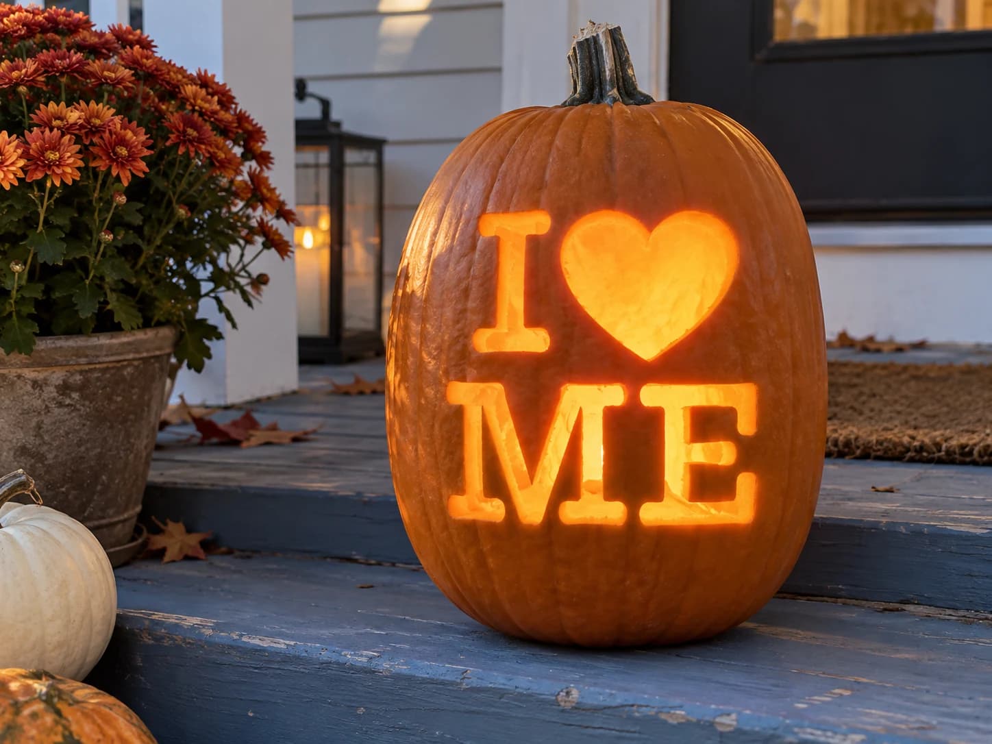 I Love Maine Pumpkin Stencil