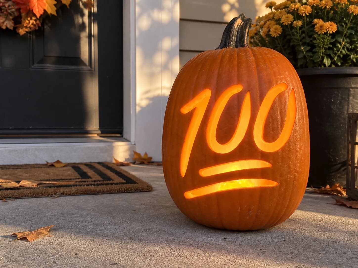 100 Emoji Pumpkin Stencil pumpkin carving stencil