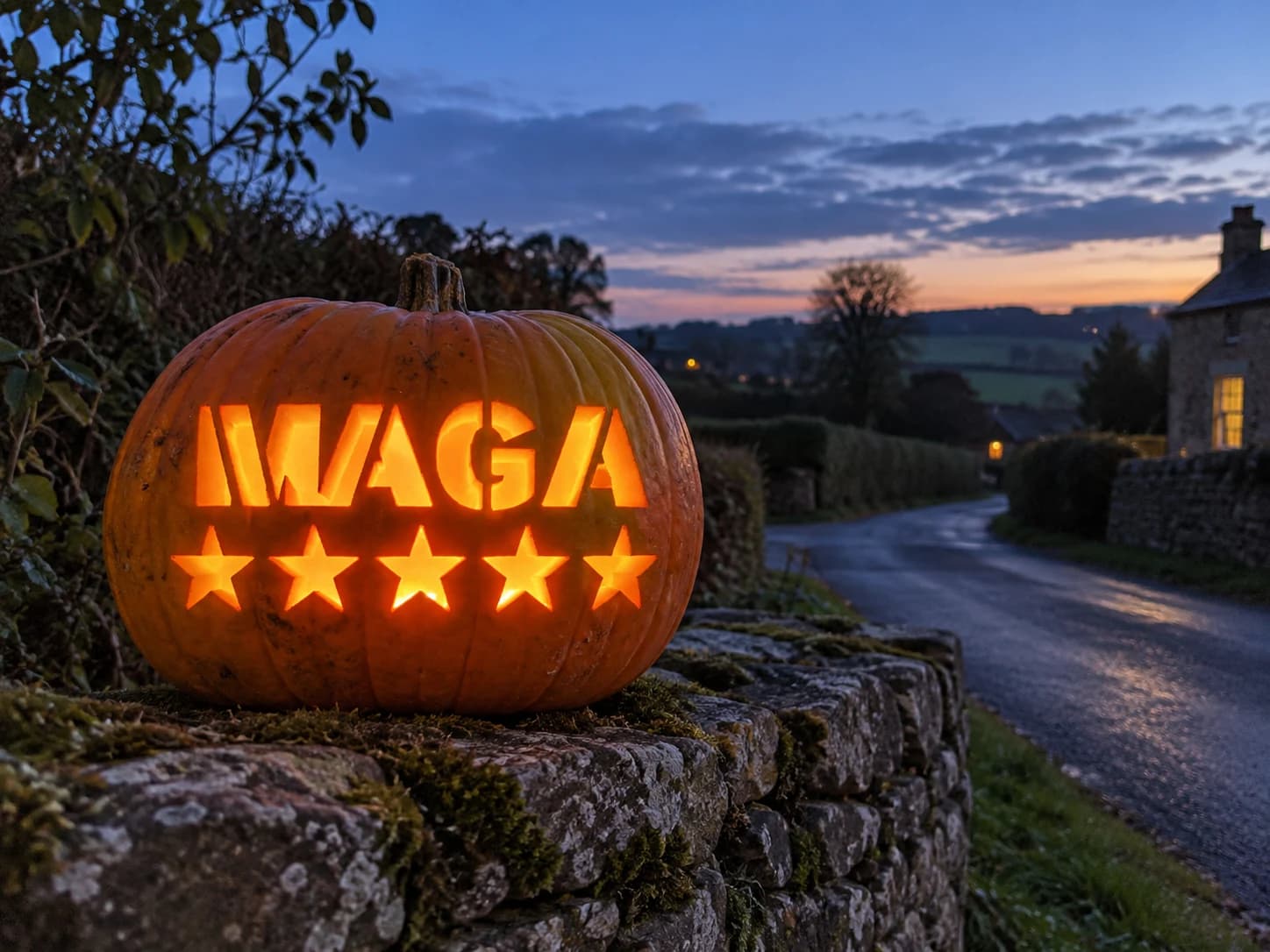 MAGA Pumpkin Stencil