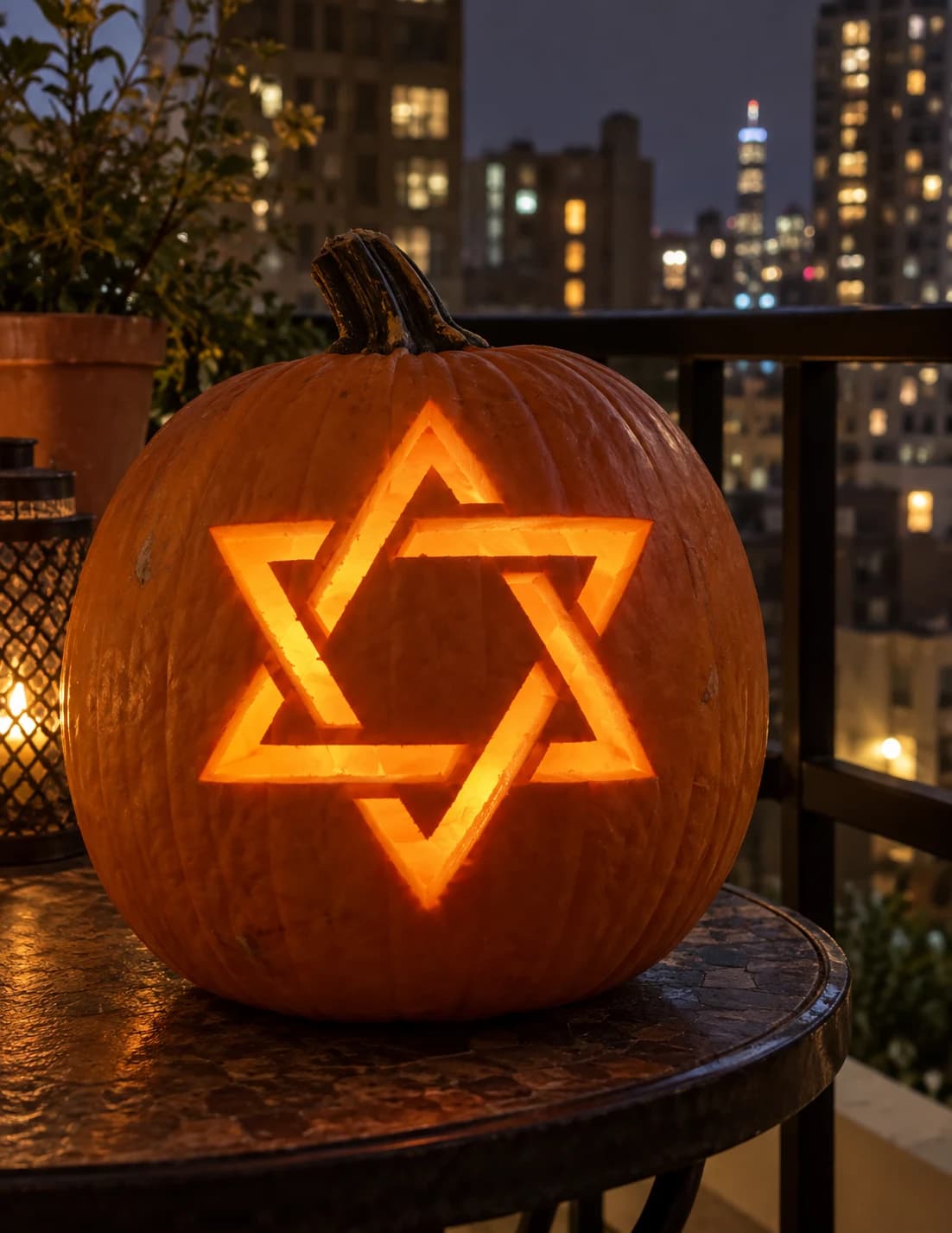 Star of David Pumpkin Stencil pumpkin carving stencil