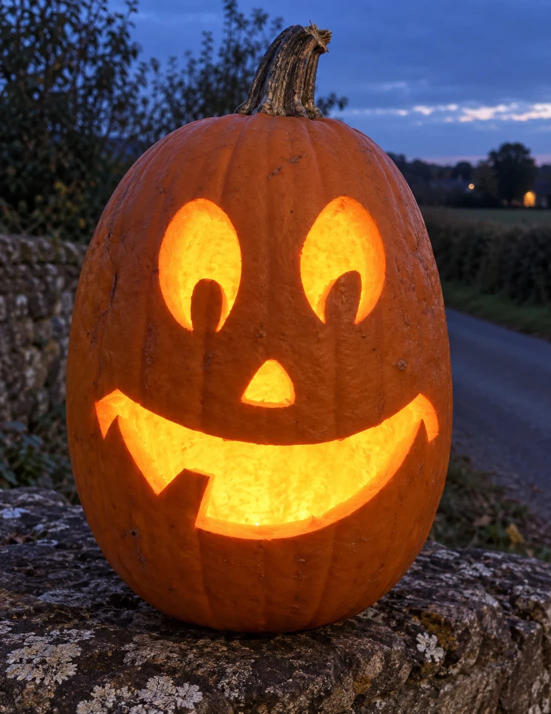 One Tooth Jack-o-Lantern Pumpkin Stencil