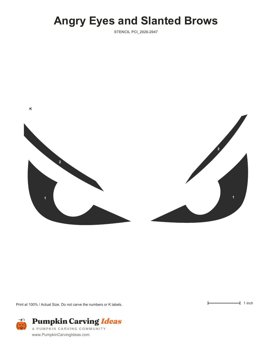 The Midnight Glare printable pattern
