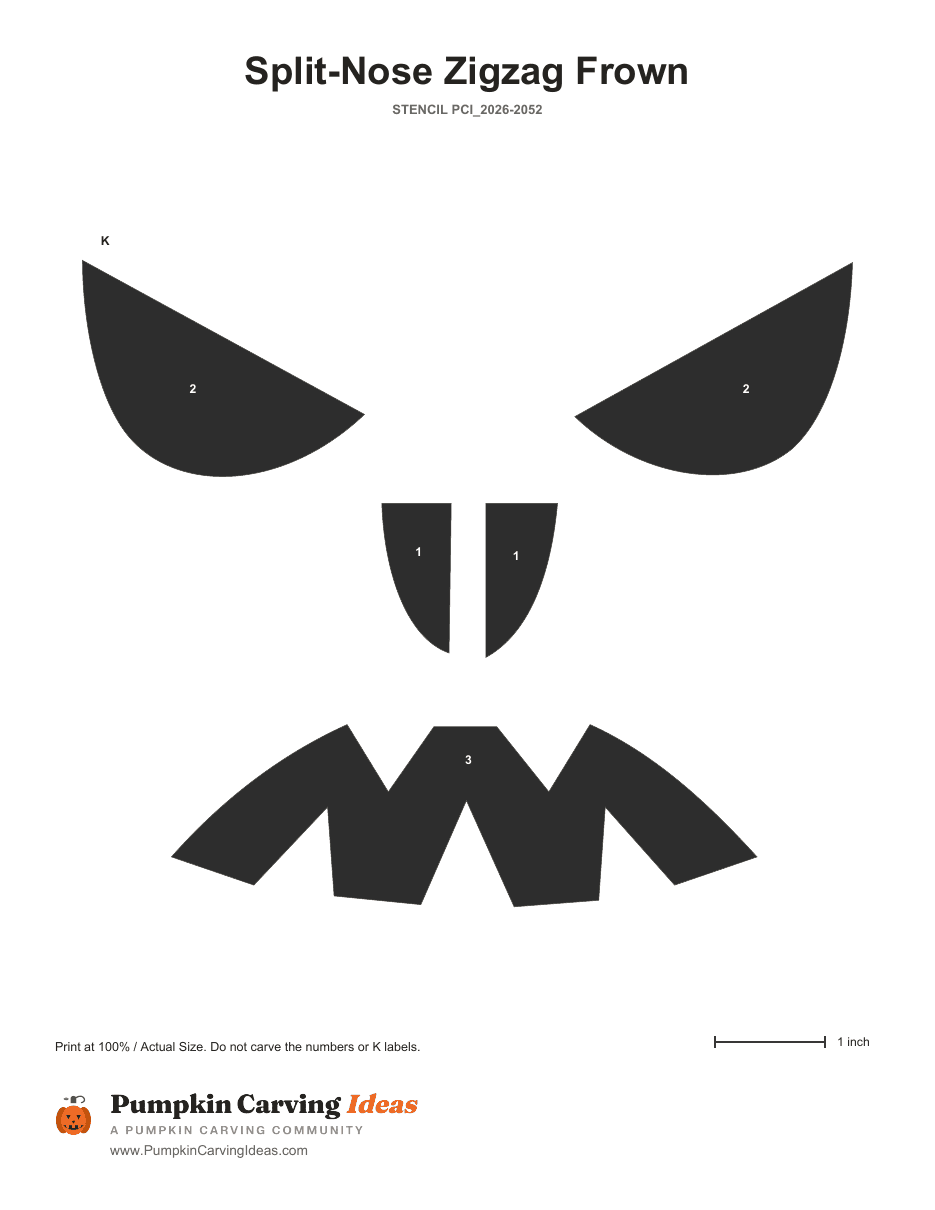 Zigzag Scowler printable pattern