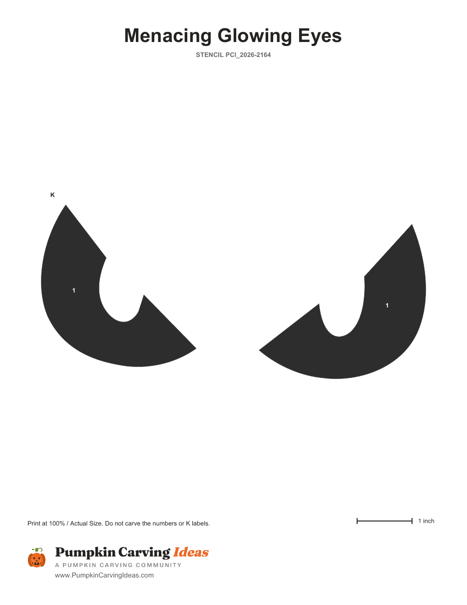 Menacing Glowing Eyes printable pattern