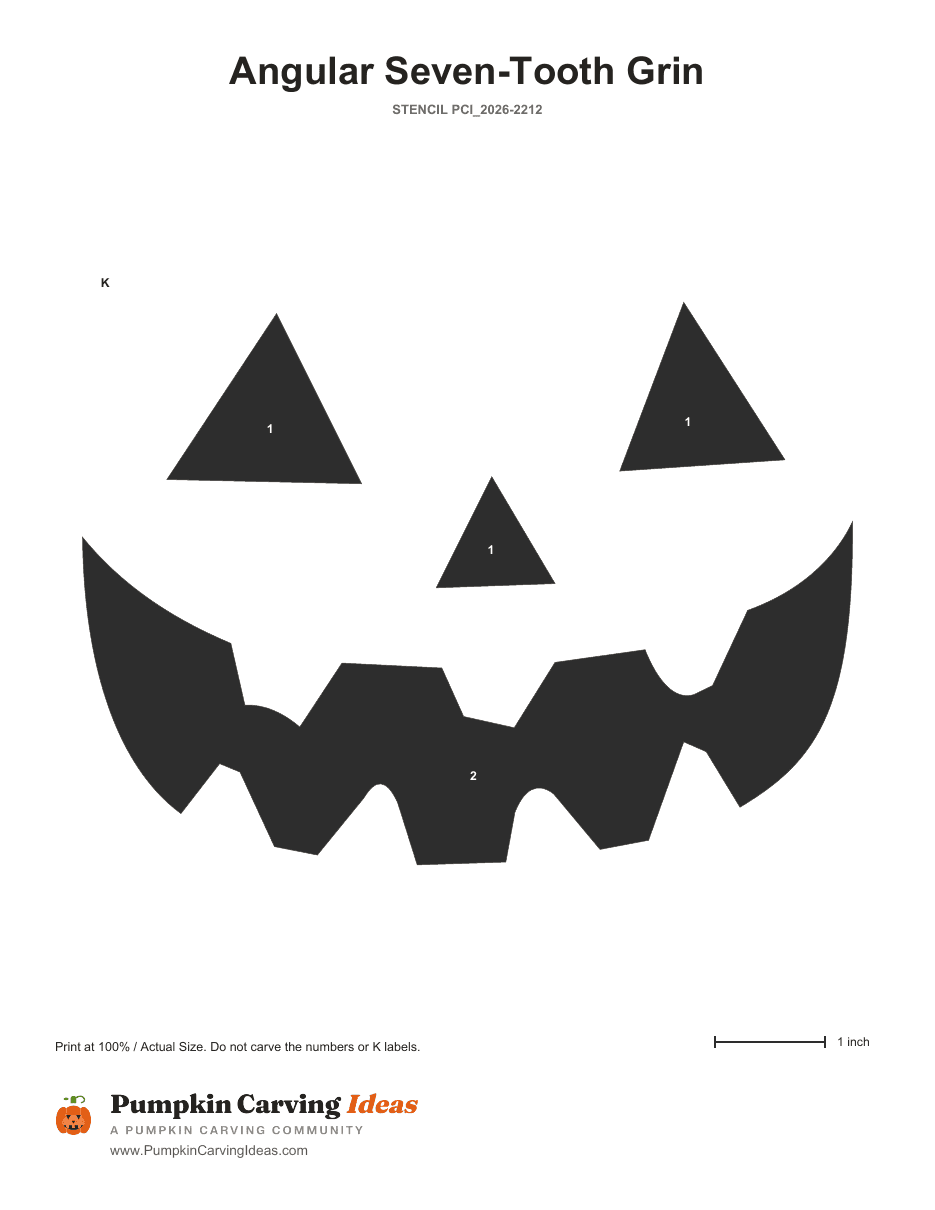 Jagged Jaws printable pattern