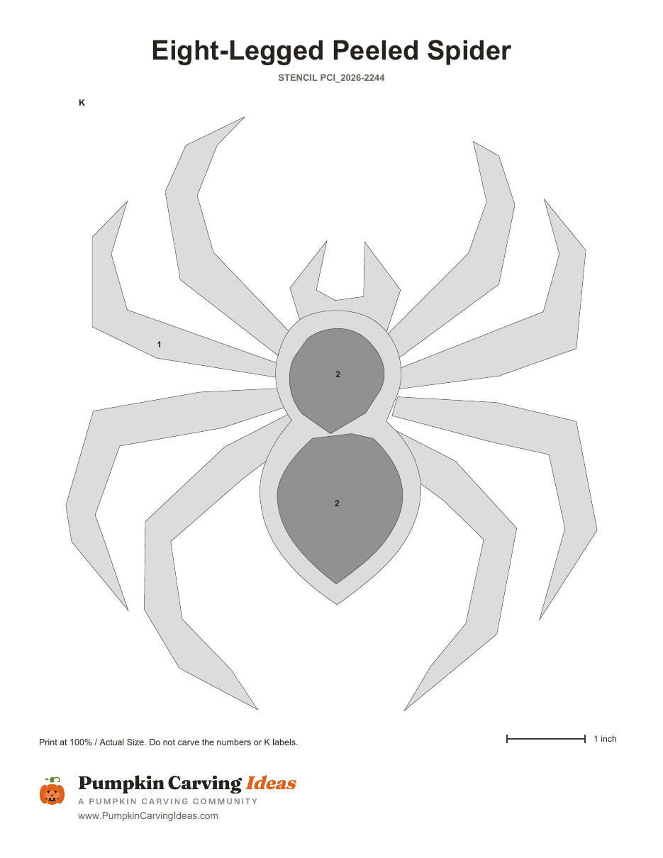 Creepy Crawler printable pattern
