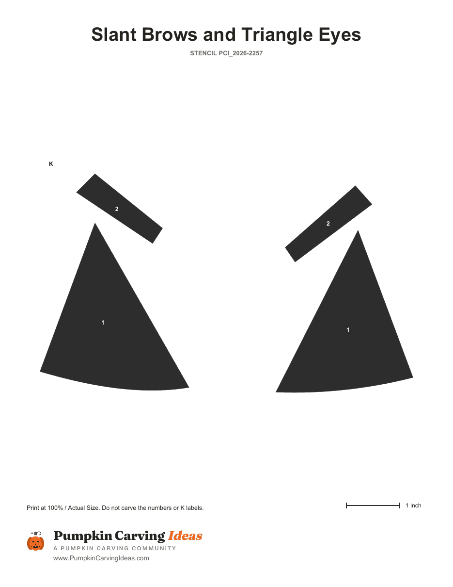 Silent Glare printable pattern
