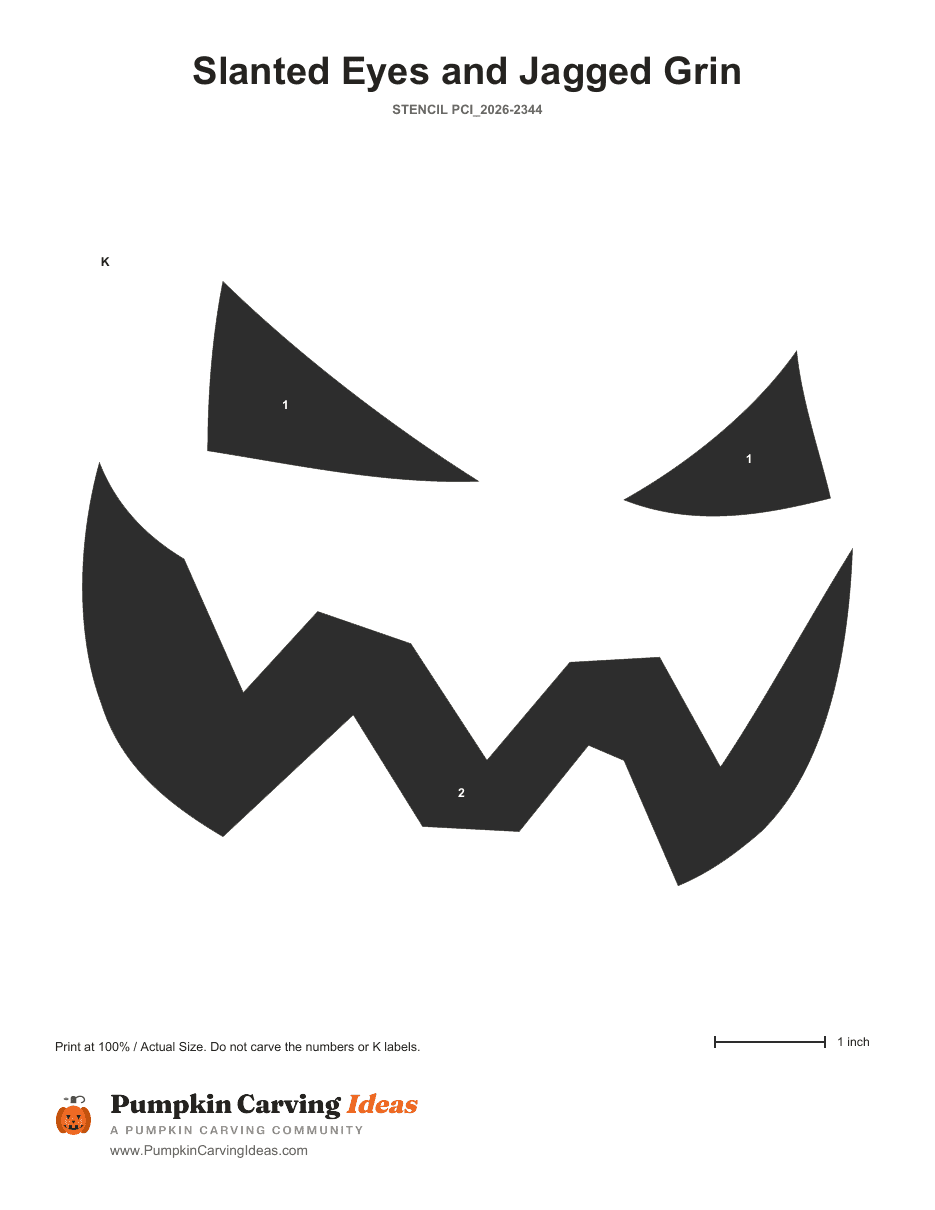 The Jagged Menace printable pattern
