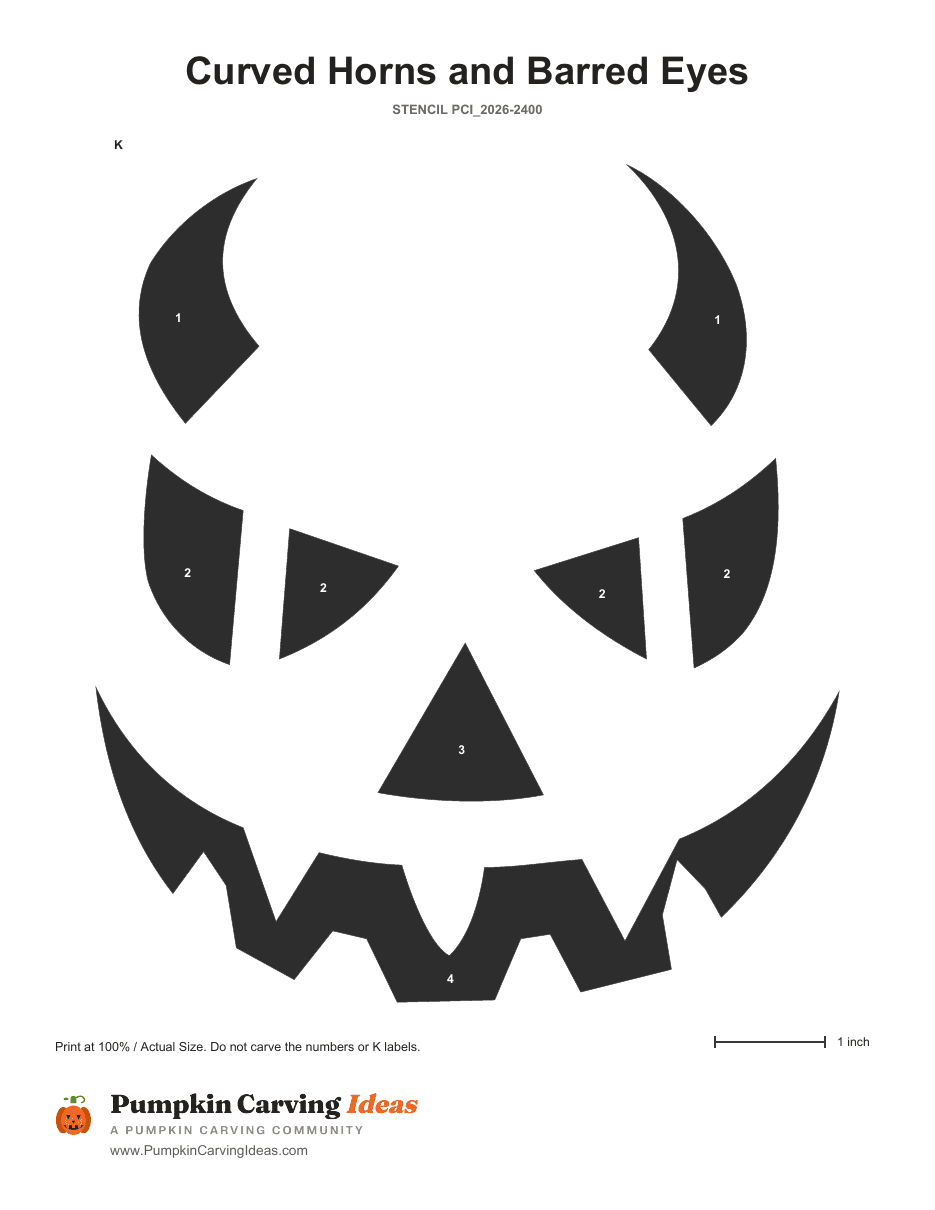 Horned Havoc printable pattern