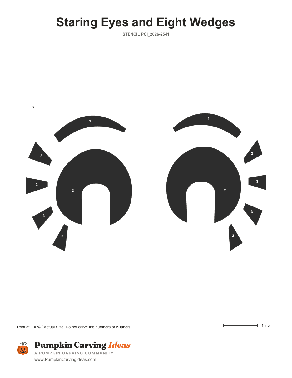 The Unblinking Watcher printable pattern