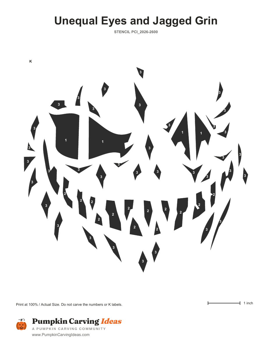 The Scarred Snarl printable pattern